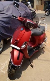 Matte Red Vespa SXL 150