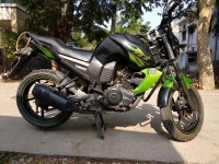 Black And Green Yamaha FZ-S