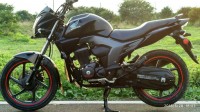 Black Honda CB Trigger