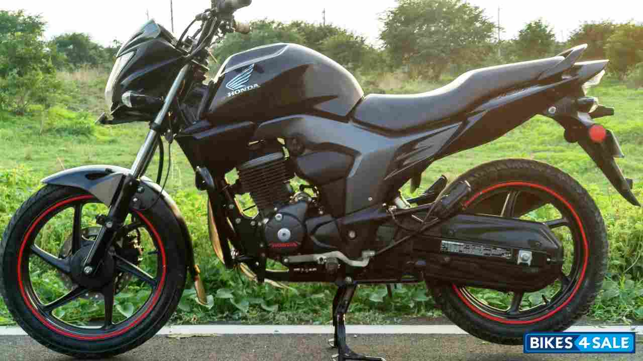 Black Honda CB Trigger