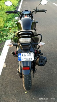 Black Honda CB Trigger
