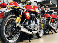 Red Royal Enfield Continental GT 535