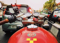 Red Royal Enfield Continental GT 535