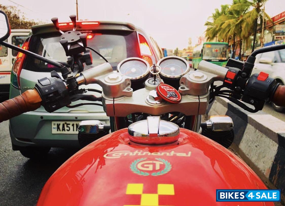 Red Royal Enfield Continental GT 535