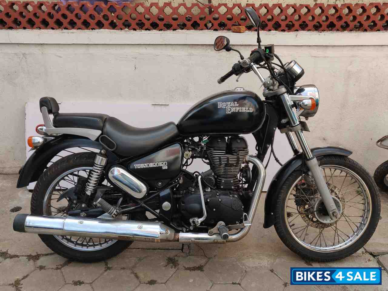 Matt Black Royal Enfield Thunderbird