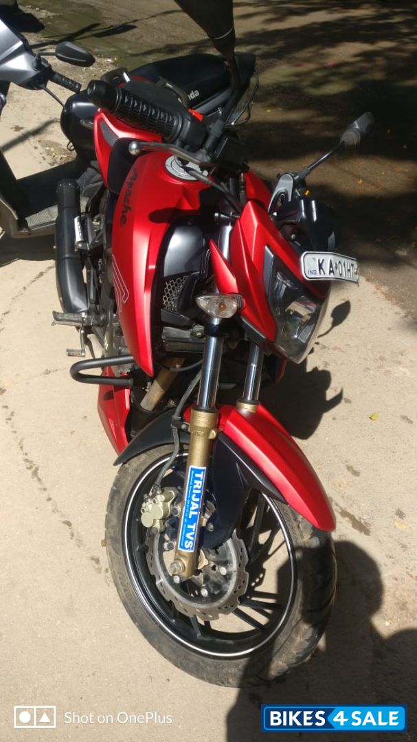 Matte Red TVS Apache RTR 200 4V