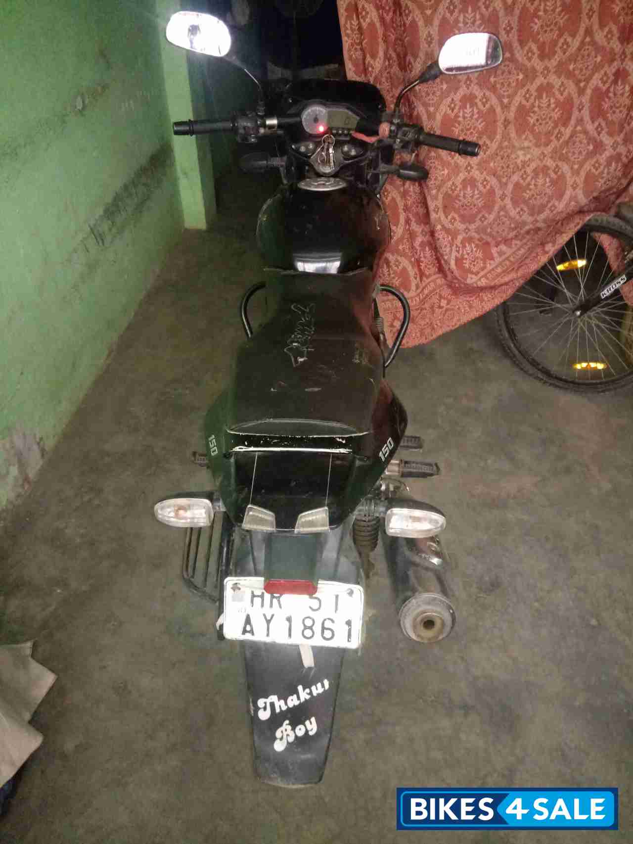 Black Bajaj Pulsar 150 DTSi