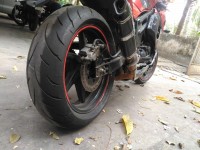 Red+black Hyosung GT650R