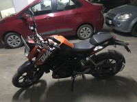 Orange KTM Duke 200