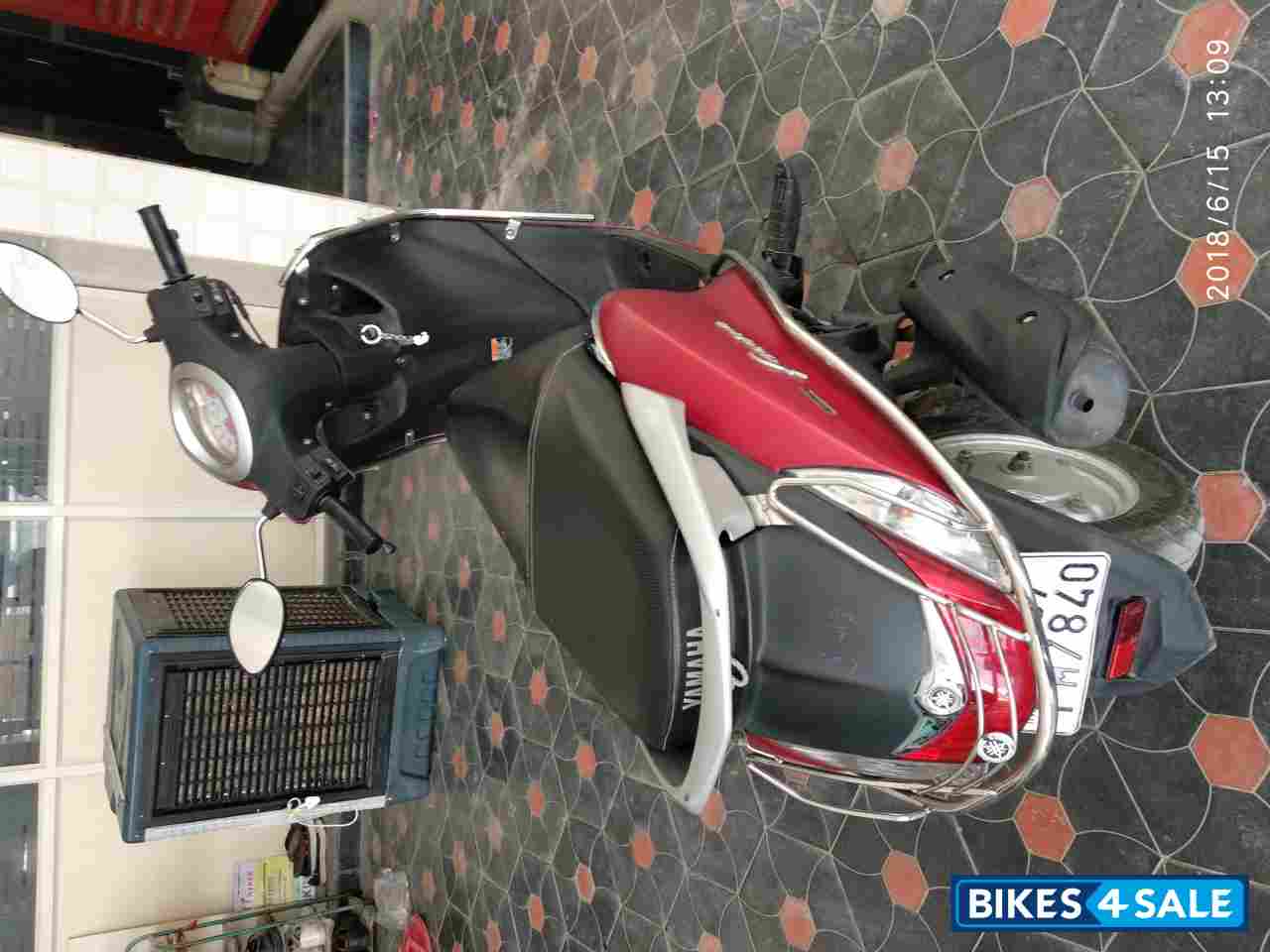 Matte Red Yamaha Fascino Matte Red Yamaha Fascino