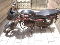 Black & Red Bajaj Discover 100 DTS-Si