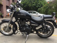 Matte Black Royal Enfield Thunderbird 500