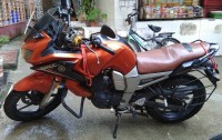 Orange Yamaha Fazer
