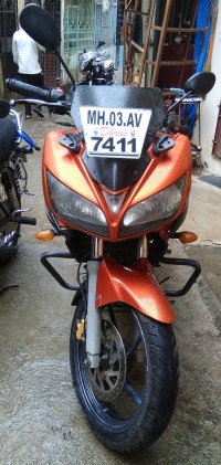Orange Yamaha Fazer