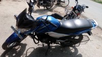 Blue Bajaj Discover 125 ST