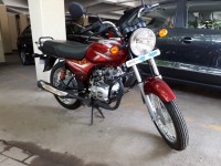 Flame Red Decal Red Bajaj CT 100B