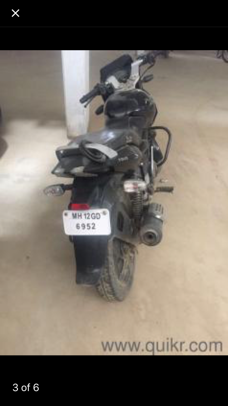 Black Bajaj Pulsar 150 DTSi