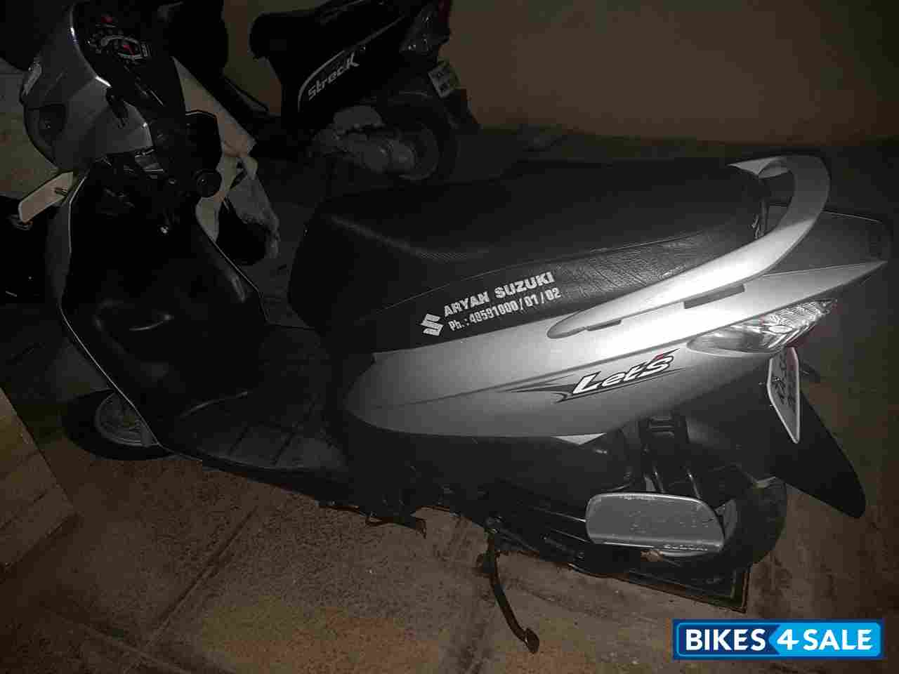 Silver Suzuki Lets 110