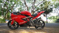 Racing Red TVS Apache RR 310