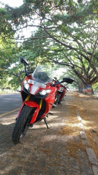 Racing Red TVS Apache RR 310