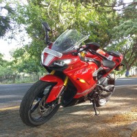 Racing Red TVS Apache RR 310