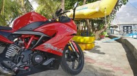 Racing Red TVS Apache RR 310