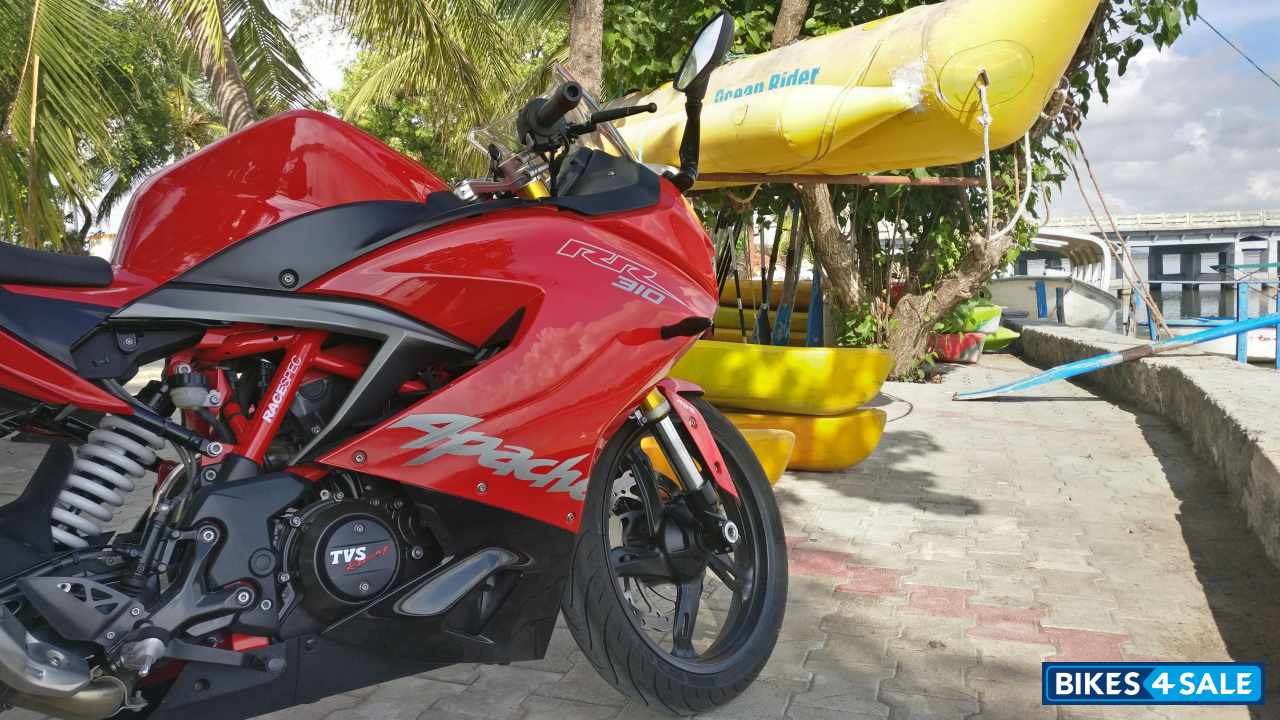Racing Red TVS Apache RR 310