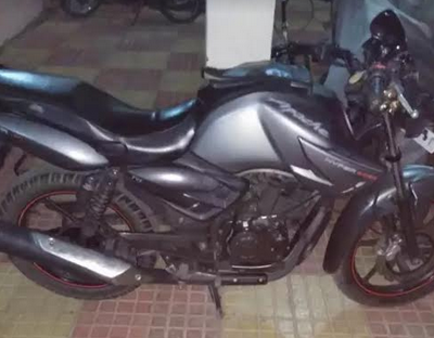 Grey TVS Apache RTR 160