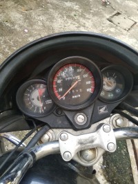 Black Honda CB Unicorn