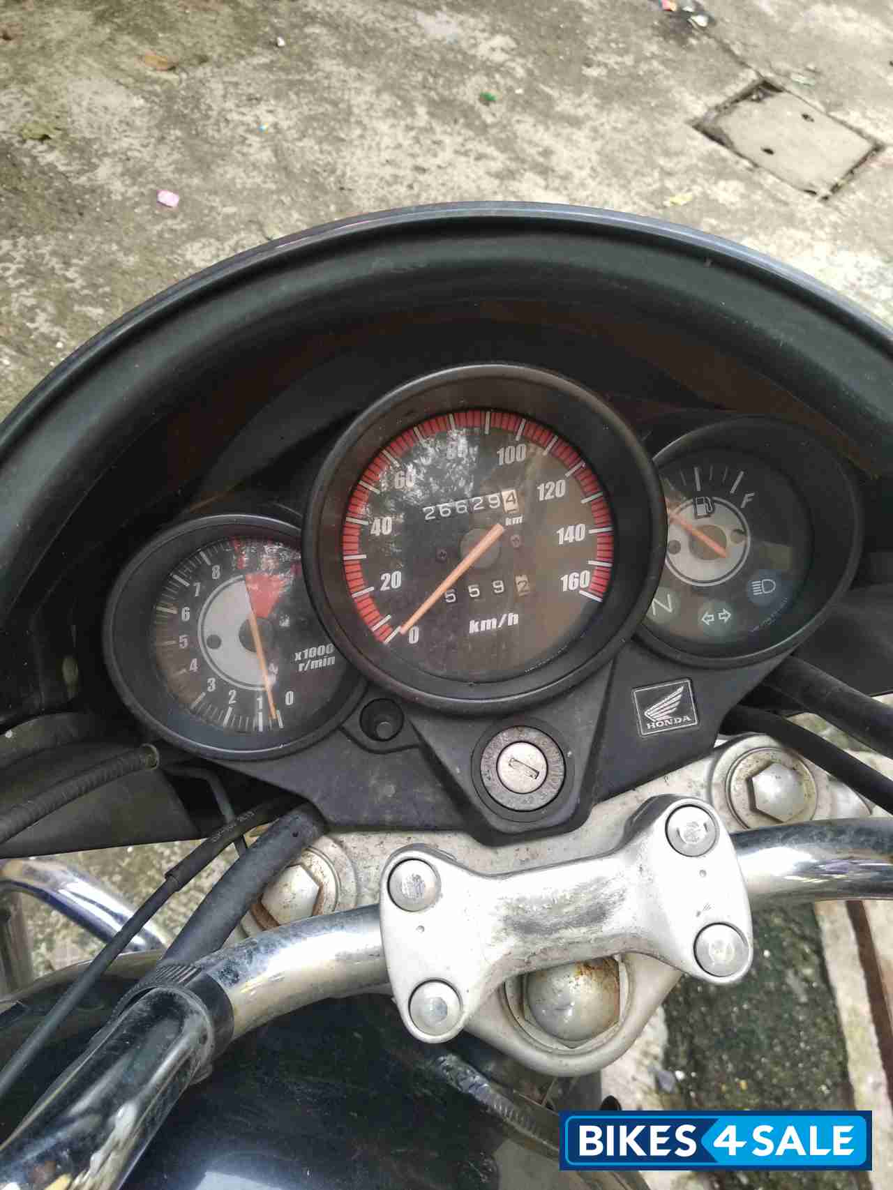 Black Honda CB Unicorn