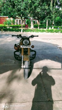 Brown Royal Enfield Classic Desert Storm