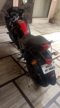 Black And Red Yamaha Fazer