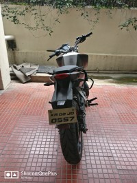 White&orange KTM Duke 200