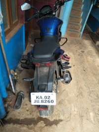 Blue Bajaj Dominar 400 Disc