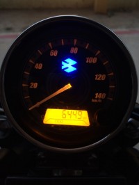 Blue Bajaj Avenger Street 150