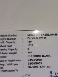 Laser Black. Bajaj Pulsar 150 DTSi