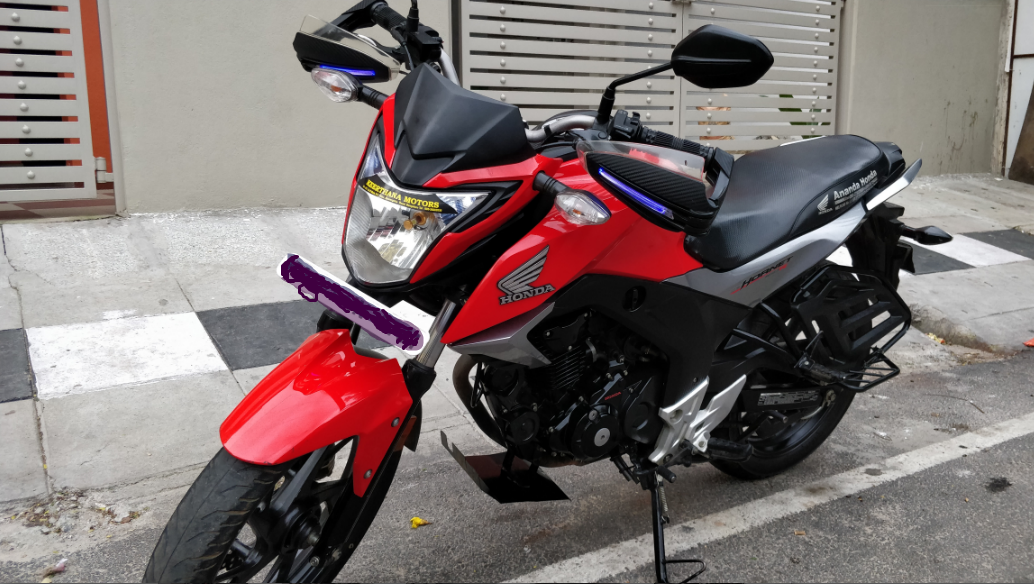 Red Honda CB Hornet 160R ABS