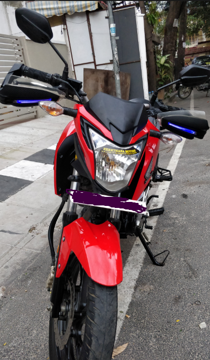 Red Honda CB Hornet 160R ABS