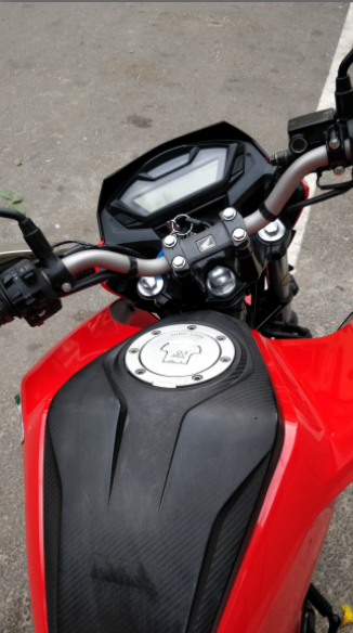 Red Honda CB Hornet 160R ABS