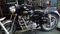 Matte Black Royal Enfield Bullet Electra Twinspark