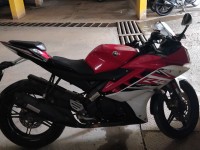 Red Yamaha YZF R15 V2