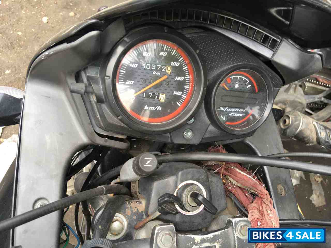 Black Honda CBF Stunner