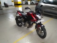 Maroon Red Bajaj Pulsar 200 NS