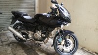 Midnight Black/blue Bajaj Pulsar 220F