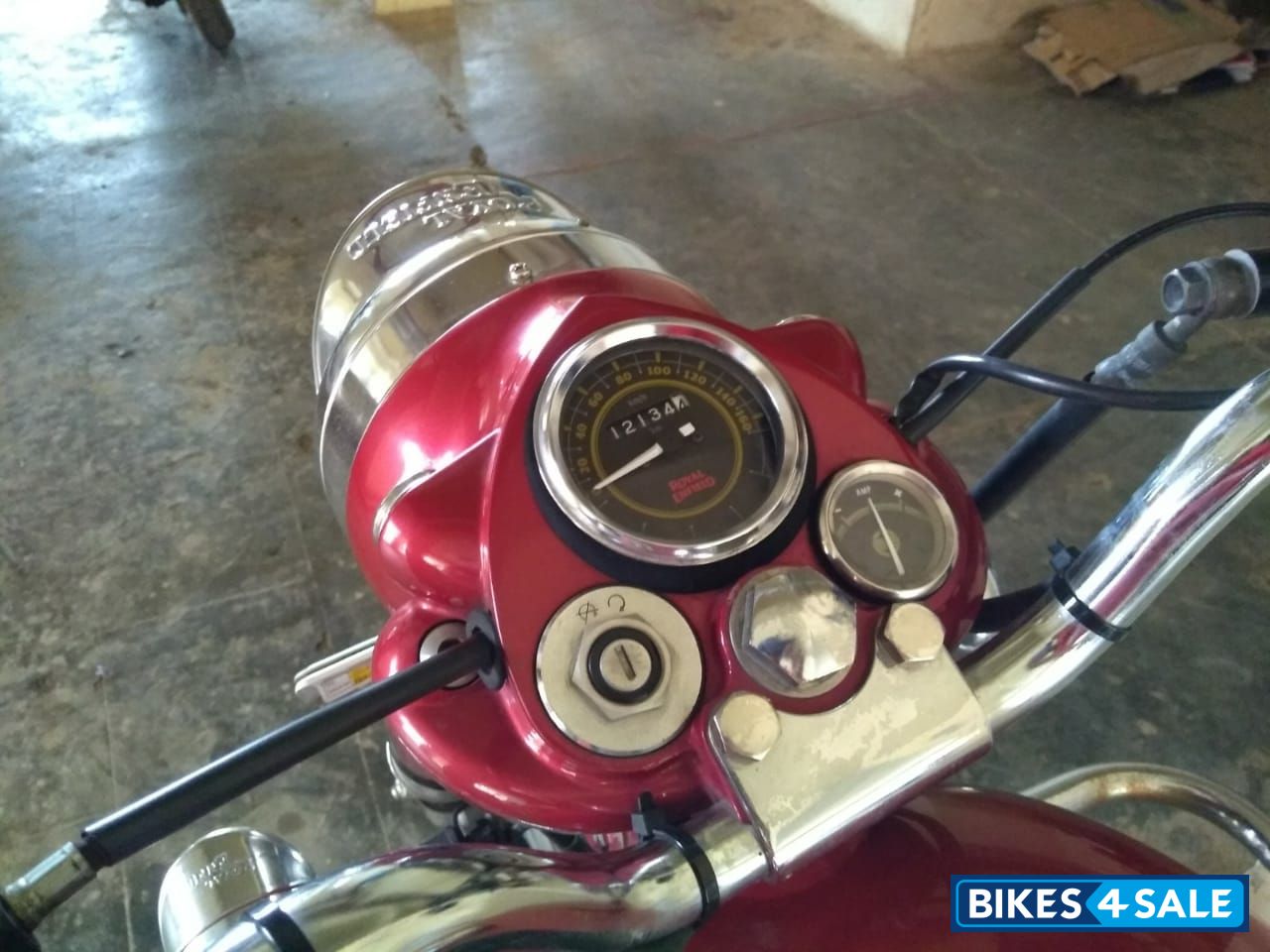 Red Royal Enfield Bullet Electra Twinspark Red Royal Enfield Bullet Electra Twinspark