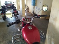 Red Royal Enfield Bullet Electra Twinspark