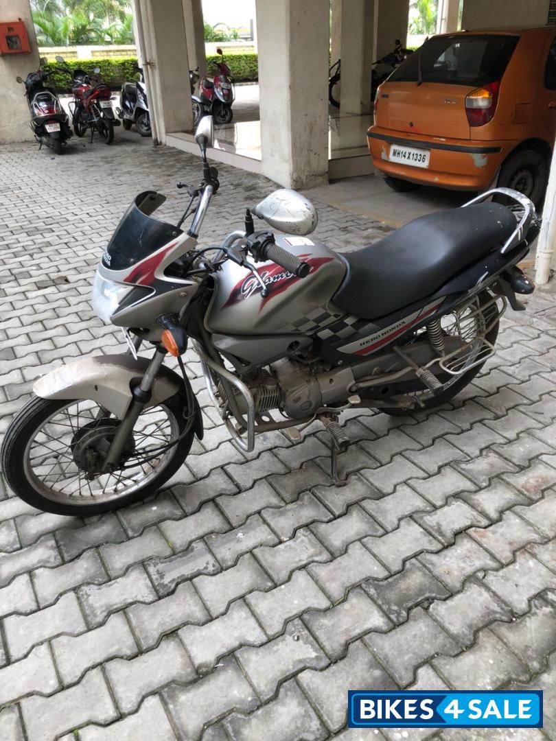 Silver Grey Hero Glamour 125