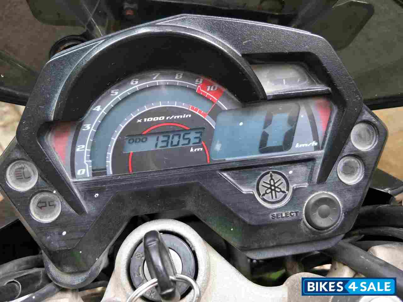 Black Nd Green Yamaha FZ-S