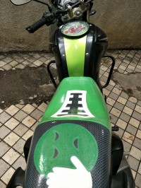 Black Nd Green Yamaha FZ-S