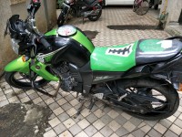 Black Nd Green Yamaha FZ-S